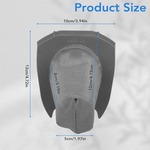 Vibe 3 In 1 Vacuum Filter Replacement For Bagless Stick Vacuum With Handheld SD20020 Series showing dimensions