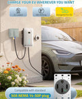 Heavy Duty Nema 14-50R EV Charging Outlet Box with Copper Contacts and Solid Brass Terminals mounted on a wall.