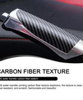 Dope Carbon Fiber Look Handbrake Cover For Cars With Self Adhesive Grip Wear Resistant ABS Anti Scratch Protection Universal