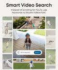 4K NVR Security Camera System With PoE Wiring And 24 Seven Recording, S4 Max Triple Lens Bullet PTZ Cameras with Smart Video Search Interface