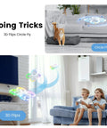 Dope RC Drone For Kids And Adults With 1080P HD FPV Camera Real Time Video Via App LED Lights Propeller Guards Indoor Tricks