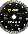 6 Inch Diamond Blade For Angle Grinder Turbo Cut Wheel For Cutting Stone Marble Granite Brick Masonry Concrete Paving Flags Curb