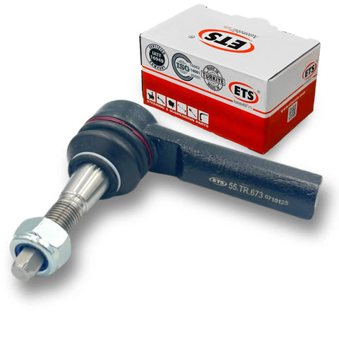 2Pc Front Outer Tie Rod End Kit ES801123 For 2019 2024 Ram 1500 Classic And 2013 2018 Ram 1500 side view with box