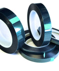 5 Roll High Temp Masking Tape Kit For Powder Coating Painting Hydrodip Sublimation Green Polyester Tape assorted sizes