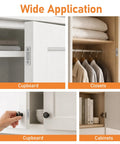 Ultra Slim Magnetic Cabinet Door Catch Set Of 8 With Strong Self Adhesive Mounting for cupboard and closet applications