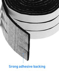 Four Rolls Of Half Inch Wide By Sixty Inch Long Self Adhesive Felt Strips Heavy Duty Polyester Pads For Furniture Floor Protection
