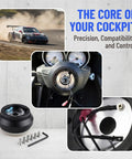 125H Aluminum 6 Hole Short Hub Steering Wheel Adapter Kit Direct Bolt-On Base Connection Fits Lexus IS GS Scion XA XB XD TC 2012 Onward FR-S BRZ Toyota Camry Corolla Matrix Tacoma FJ Cruiser shown with components