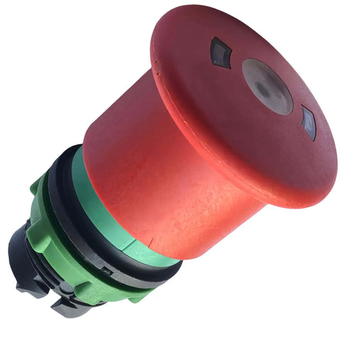 Straight Up Badass Aftermarket Emergency Stop Button For Heavy Duty Scissor Lifts And Rough Terrain Gear Sweet Safety Swap Part 147051 Plug And Play Install Any Time Any Place