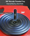 Tough As Nails 360 Swivel Skate Dolly with non-slip threaded tray and internal bearing steel balls for secure payload handling.
