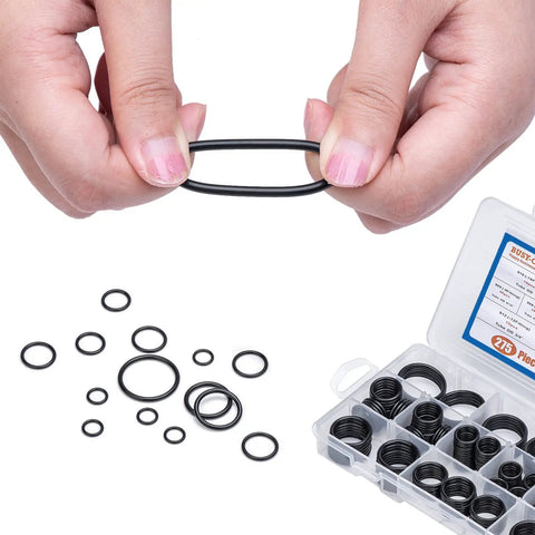 O Ring Hydraulic Seal Kit For SAE 900 Series 12 Sizes Buna N 90 Oil Resistant Nitrile Pack Of 275 Seals All In One Heavy Duty Set
