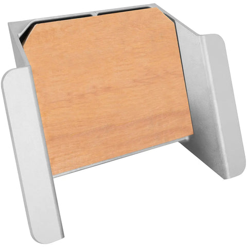 4 Inch Setback Jack Plate For Outboard Motors Up To 35HP With Wooden Mounting Block Included, Adjustable Distance Between Engine And Transom, A Beefy Ready To Go Upgrade For Skiffs, Aluminum Boats, And Inflatable Boats, Easy Clamp On Mount