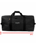 Heavy Duty 110L 30 Inch Duffel Bag For Cargo Gear Made From Water Resistant Polyester With End Handles Extra Durable Black