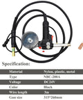 Aluminum Spool Gun For MIG Welders Fits Millermatic 140 141 211 And Spoolmate 100 with cable and nozzles shown