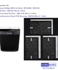 Replacement True HEPA Filter Kit For Honeywell InSight HPA5300B HPA5350 And PowerPlus HPA3300 Air Purifiers Includes 3 HEPA Filters
