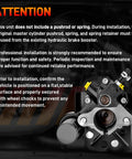 Front view of Beefed Up Hydraulic Power Brake Booster Replacement For Chevy Avalanche Silverado Suburban Tahoe GMC Sierra Yukon Cadillac Escalade Hummer H2 Replaces 52-7359 178-1029 19371354 15126289