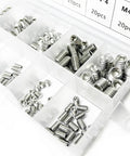 Dope Hex Screws Kit With 304 Stainless Steel Internal Drive Cup Point Headless Set Screws assorted in storage box