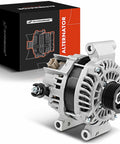 Alternator Replacement For Ford Escape 09-12 Focus 08-11 Mazda Tribute 09-11 Mercury Mariner 09-11 12V 150 Amp With 6 Groove Pulley CW Rotation L4 2.5L Engine Replaces A2TX0191ZC And 8S4T-10300-AA