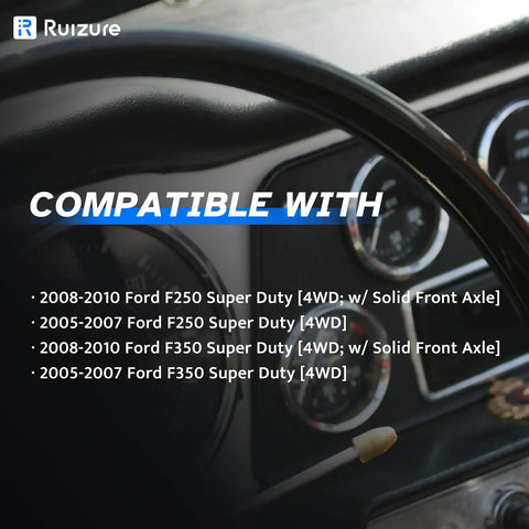 Image displaying compatibility details for Beast Mode Front Abs Wheel Speed Sensor Pair For Ford F250 F350 Super Duty Truck.