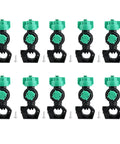 Adjustable Angled Sprayed Nozzle Set For Crop Irrigation, 10 Pieces External Thread Leakproof Design, Anti Drip Sprayers