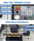 Control panel and workbench of CNC Milling And Drilling Machine Benchtop With 400 By 140 Millimeter Workbench ER20 Spindle Up To 12000 RPM