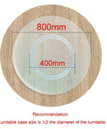 Rock Solid Heavy Duty Aluminum Lazy Susan Table Bearing With Smooth Swiveling Rotating Turntable Plate 800mm with 400mm base.