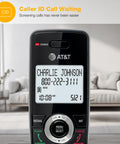 Top Shelf Five Handset Landline Phone System That Straight Up Blocks Spam Calls showing Caller ID feature with name and number display.