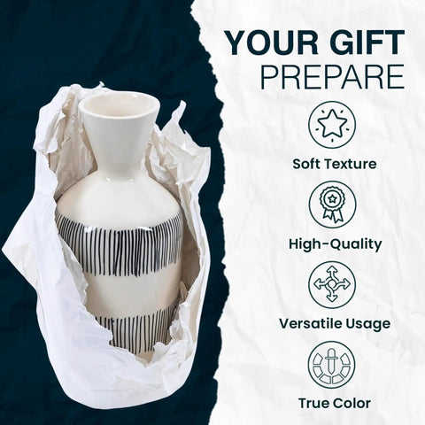 Must Have Bulk Moving Packing Paper Pack With 640 Ink Free Newsprint Sheets 27 x 17 Inches wrapping a ceramic vase