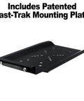 Heavy Duty Curbside Locking Mailbox With House Numbers, Pull Out Mail Tray, Mounting Plate, And USPS Approved Security For Residential Use Black