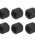 Six black 14mm hard tubing compression fittings for PC cooling