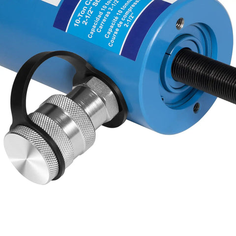 Close-up of hydraulic press tool handle for Heavy Duty Front Leaf Spring Pin And Bushing Service Set With Hydraulic Press Tool.