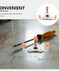 Ergonomic Smoke Sensor Removal Tool And Transducer Head Disassembler With Long Reach Handle for easy use and high ceiling access.