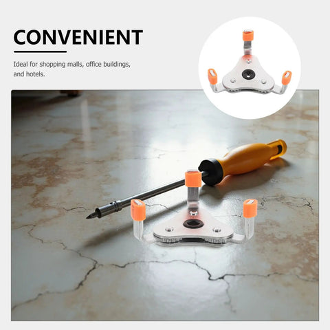 Ergonomic Smoke Sensor Removal Tool And Transducer Head Disassembler With Long Reach Handle for easy use and high ceiling access.