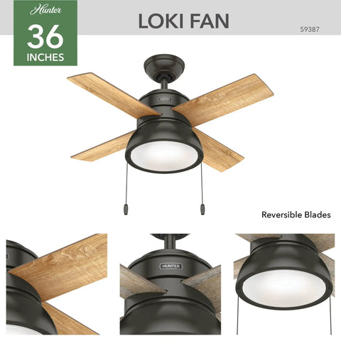 Viola Brushed Nickel Ceiling Fan With Led Light Kit And Pull Chain 52 Inch Quiet Dope Airflow Multi Speed Reversible Motor