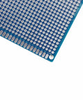 Close-up of corner detail on 38 Pcs Double Sided PCB Prototyping Kit with Five Sizes and Pre Tin Plated Holes for Easy Soldering