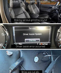Cadillac Chevrolet GMC Lane Departure Warning Seat Actuator sample issues like grinding sound, driver assist error, and wires cut.