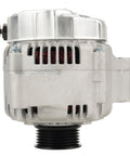Side view of a 100 Amp Automotive Alternator For Lexus LS400 GS400 SC400 SC430 1998 To 2005 Replacement with 6 Groove Pulley