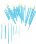Foam Tip Cleaning Swab Kit With 9 Types And 33 Pcs For Cameras Lenses Optical Instruments Electronics Inkjet Print Heads And Car Detailing Lint Free Residue Free Cleaning For Hard To Reach Corners, assorted blue foam swabs