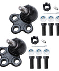 Ball joints and hardware from 14 Piece Beefy Front And Rear Suspension Kit With Wheel Bearing Hubs Tie Rods Ball Joints Front And Rear Sway Bars