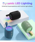StormBox Mini Plus Portable Bluetooth Speaker With 360 Surround Sound, 12W Output, Up To 12 Hours Play Time, IPX7 Waterproof, RGB Lights