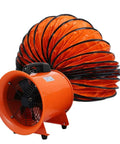 Built Different 12 Inch Industrial Blower Fan Featuring 3300 Rpm AC Motor With 520 Watt Power For Serious Workshop Ventilation and Rapid Commercial Air Extraction.