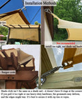90 Percent UV Blocking Shade Cloth 12x20 Ft Pergola Shade Cover With Reinforced Grommets Privacy Screen installation methods