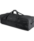 Black 106L Beast Mode Heavy Duty Extra Large Duffle Bag With Upgraded Zipper Water Resistant Travel Gear for Camping Sports and Storage