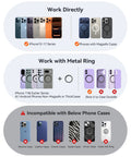 Compatibility chart for MagSafe Car Mount With Ultra Strong Vacuum Suction Base And 360 Degree Rotating Dashboard And Windshield Holder For All Smartphones.