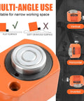 Beefy 20 Ton Hydraulic Jack With CP180 Hand Pump Porta Power Kit Tiny But Mighty Mini Hydraulic Cylinder For Machinery And Shipbuilding Ideal For Tight Spaces And Quick Lifts. orange steel hydraulic cylinder, vertical, horizontal, and inverted use