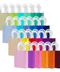 Mini Gift Bags With Handles Dope Bulk Set Of 24 In 24 Colors 4.5 By 2.5 By 6 Inches For Party Favors And Small Gifts