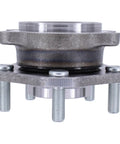 Front Wheel Bearing Hub Assembly For Nissan Rogue 2.5L 2014-2019 With 4 Bolt Square Flange Durable Replacement shown from front view