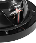 Close-up of the wiring on 8 Inch 2 Way Marine Speaker System With 500W Peak Power (250W RMS) Coaxial Black Audio for boats and powersports