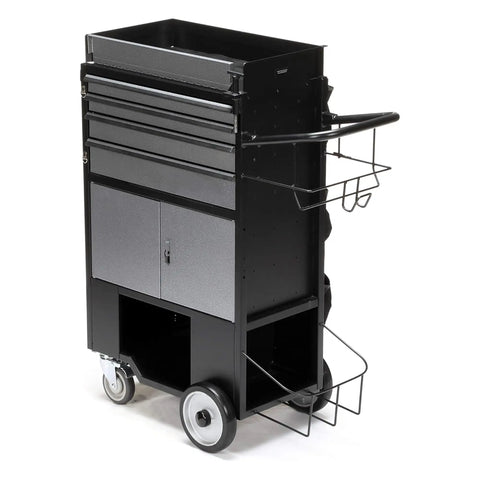 Heavy Duty Utility Cart Featuring Rock Solid Build And Smooth Rollin Wheels Plus No Drama Storage Rack For Light Bulbs industrial design with storage compartments