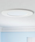 Ultra Thin 4 Inch LED Recessed Light With Junction Box Dimmable 10W CCT Color Selectable installed in ceiling