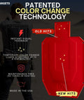 Half Size Self Healing Silhouette Reactive Shooting Target with patented color change for training